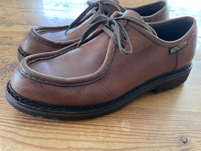 Mephisto Peppo Brown  Leather shoes Men's Sz 12 Made In France