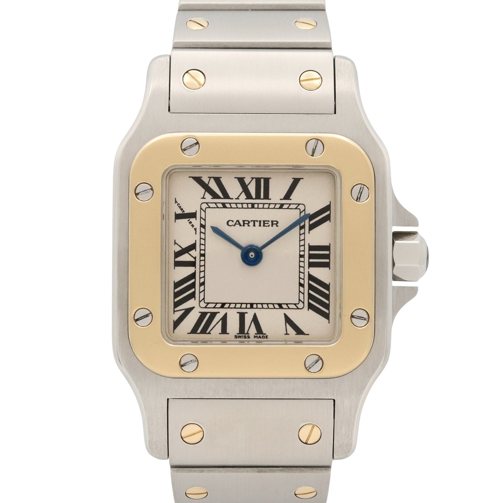 CARTIER Santos Galbe SM Wrist 18KYG