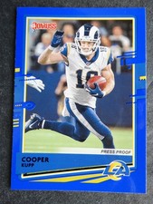 2020 Panini Donruss Press Proof #145 Cooper Kupp Rams Blue Football Card