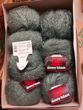 400g / 8x Muguet Anny Blatt Wolle chene/grün Fb. 130 selten 50g