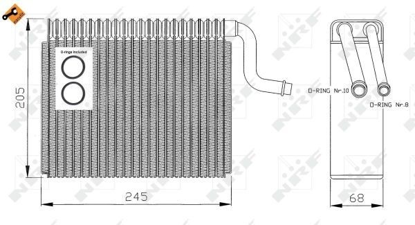 Air Conditioning Condenser Fits BMW i3 Elektro Range Extender NRF 35970 - Image 54