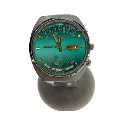 ORIENT 469672-4E Case Size 4.6 ×4.5cm Wrist Size 17cm Used Watch