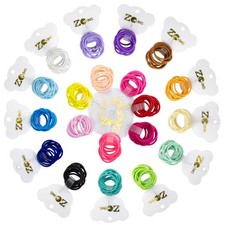 Hair Bands, 200pcs 2mm Tiny Hairbands Hair Ties Hair Accessories Hairbands fo...