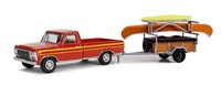 Greenlight, Ford F-150 Ranger Explorer 1978 Mit AnhäNger Und Kanu Aus Der Ser...