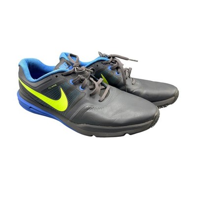 Nike Lunar Command Golf Shoes Dark Grey Blue Volt 704427-004 Mens 10.5