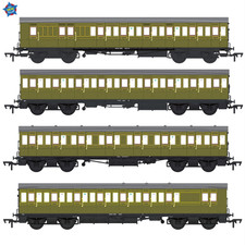 EFE Rail E86021 LBSCR 54ft 'Isle of Wight' 4-Coach Pack SR Maunsell Green - O...