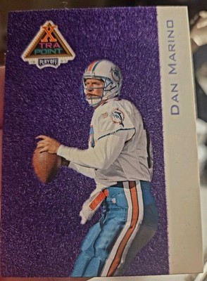 Dan Marino 1997 Playoff 1st & Ten- Xtra Point. Rarest Purple Felt. MINT    