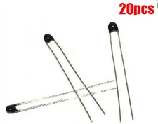 20Pcs Ntc MF52-103 3435 10K Ohm 5% Temperature Sensor Thermistor Ic New ox