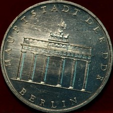 Uncirculated 1980-A Germany 5 Mark Foreign Coin