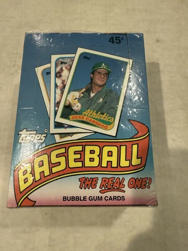1989 Topps Baseball 36, Wax, Box, Unopened, Sealed, Packs.