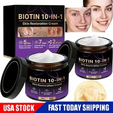 Biotin 10-in-1 Skin Restoration Cream, 2026 Professional Skin Treatment Cream 