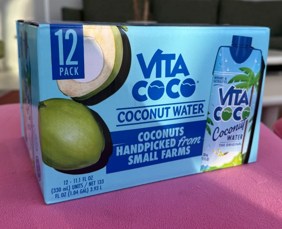 Agua de coco Vita Coco original 12 paquetes de 11,1 fl oz. (330 ml) Envío Gratis Foto 4 de 4