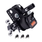 12K Air Trailer Hitch Receivers w/Combo Ball Mount 1-7/8" 2" 2-5/16" Ball QME