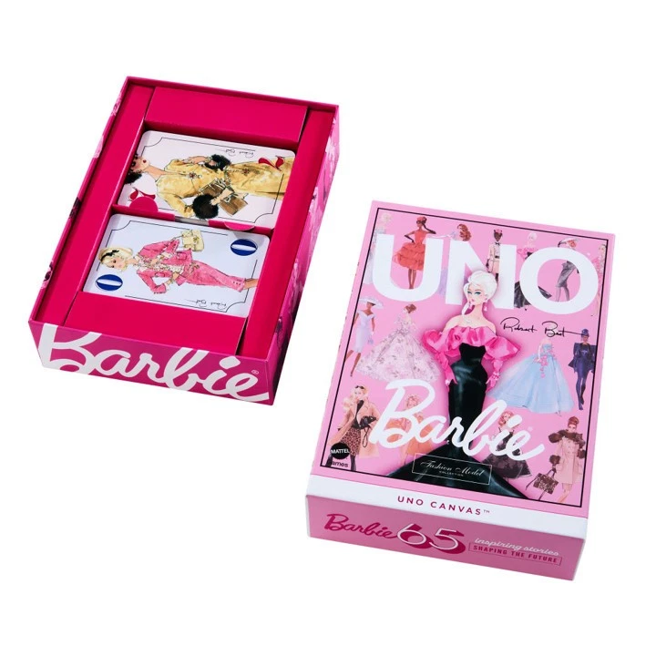 UNO 2025 Canvas Barbie Fashion Model Collection Deck  Robert Best Card Game NEW - Image 2 of 4