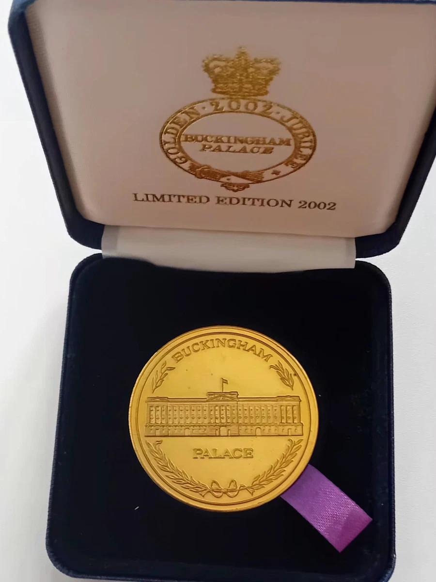2002 Golden Jubilee Medal in Queen Elizabeth Ii Collectables (1952