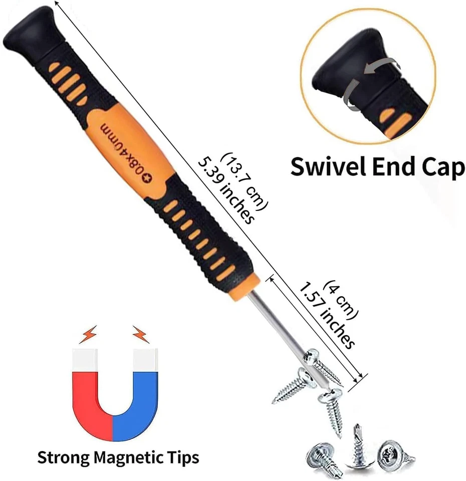 Набор отверток 20 шт. инструмент для ремонта сотового телефона маленький магнитный набор многоцветный - Изображение 3 из 4