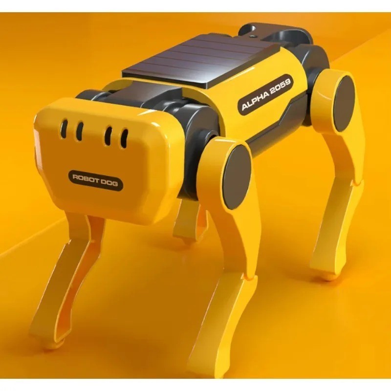 Solar Robot Dog Kit DIY Educational STEM Toy for Kids Science Learning