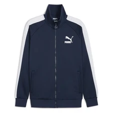 PUMA T7 Iconic Full Zip Track Jacket Mens Size L  Casual Athletic Outerwear 5394