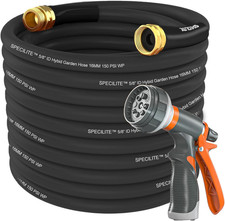 Garden Water Hose 75 Ft X 5/8 in Heavy Duty, Flexible and Lightweight, Burst 600