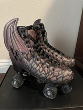 Dolls Kill Widow Iridescent Dragon Roller Skates Size Women’s 11