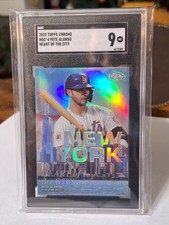 2022 Topps Chrome Pete Alonso Heart Of The City # HOC-4 SGC 9