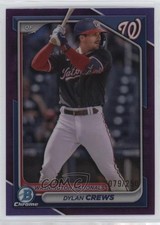 2024 Bowman Chrome Prospects Purple Refractor 79/250 Dylan Crews #BCP-193 0ft3