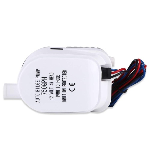 Automatic Bilge Pump 12V 750 GPH, Submersible Pump with Integrated Float Sc... - Picture 7 of 9