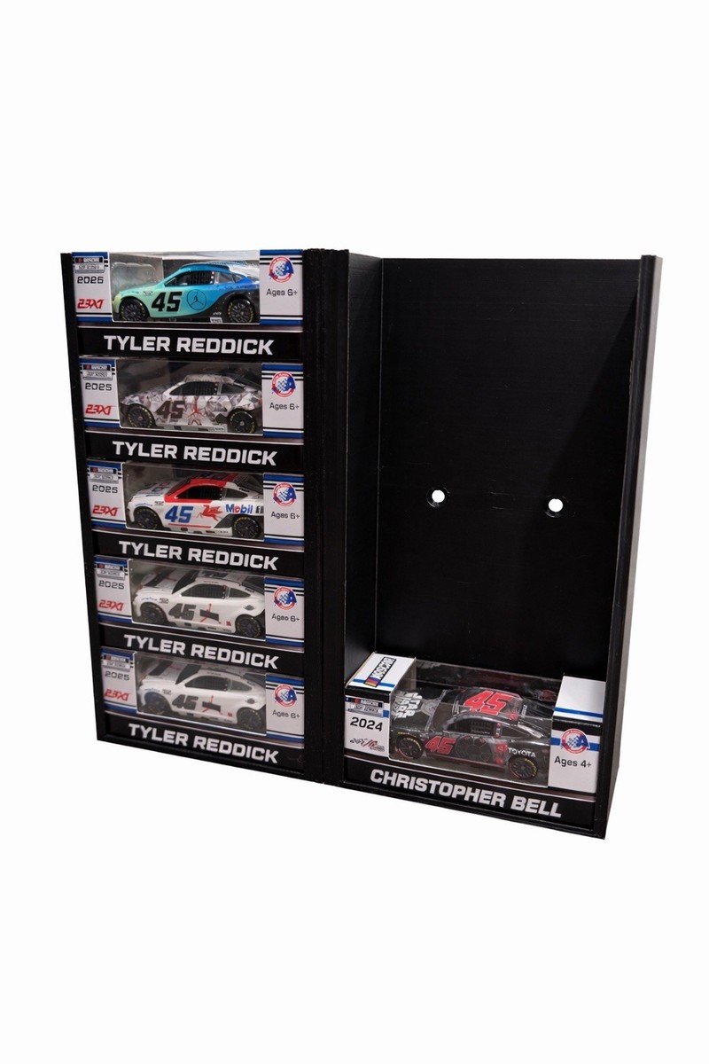 1:64 NASCAR 10 Stack Boxed Display Shelf Table Wall Mounted Cup
