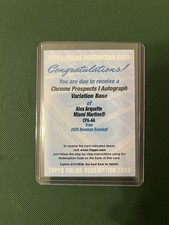 2026 Chrome Prospect Auto Variation Base Aiva Arquette￼