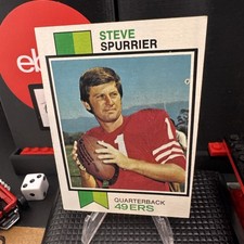 1973 Topps - Steve Spurrier #481 San Francisco 49ers Rookie Card Great ?. rookie card picture