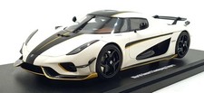 GT Spirit 1/18 Scale Resin GT913 - 2023 Koenigsegg Regera World Record - White