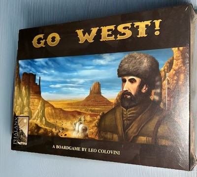 Go West! Brettspiel von Leo Colovini - Phalanx Games - Wildwest Siedler NEU 