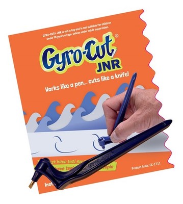 Original GYRO-CUT Junior Werkzeug. Perfekt zum Papierbasteln, Decoupage & Schablonen