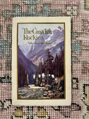 1911 Canadian Rockies Grand Trunk Railway Canadian Booklet/Map, wunderschön