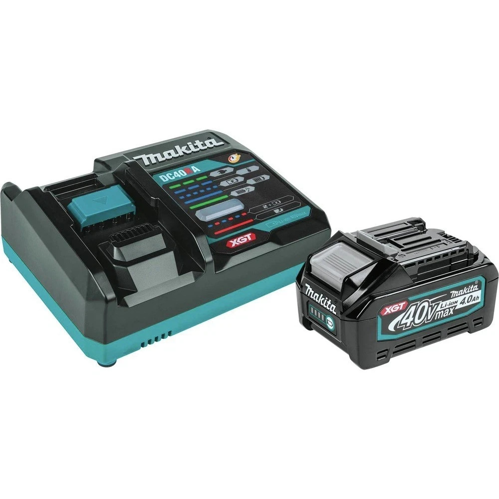 Genuine Makita BL4040DC1 40V MAX XGT Ah Battery and Charger