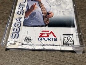 Madden NFL 97 Sega Saturn Complete CIB w/Poster Authentic