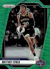 2024 Panini Prizm WNBA Green #80 Brittney Sykes MYSTICS