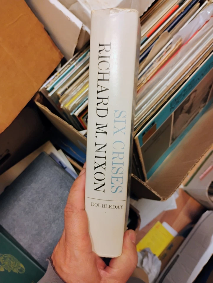 RICHARD NIXON - SIX CRISES - SIGNED by Richard & Pat ! American 37th President - Image 3 of 4