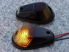 Honda CBR 125 250 300 500 600 650 1000 RR BLACK/SMOKE Flush Mount Turn Signals