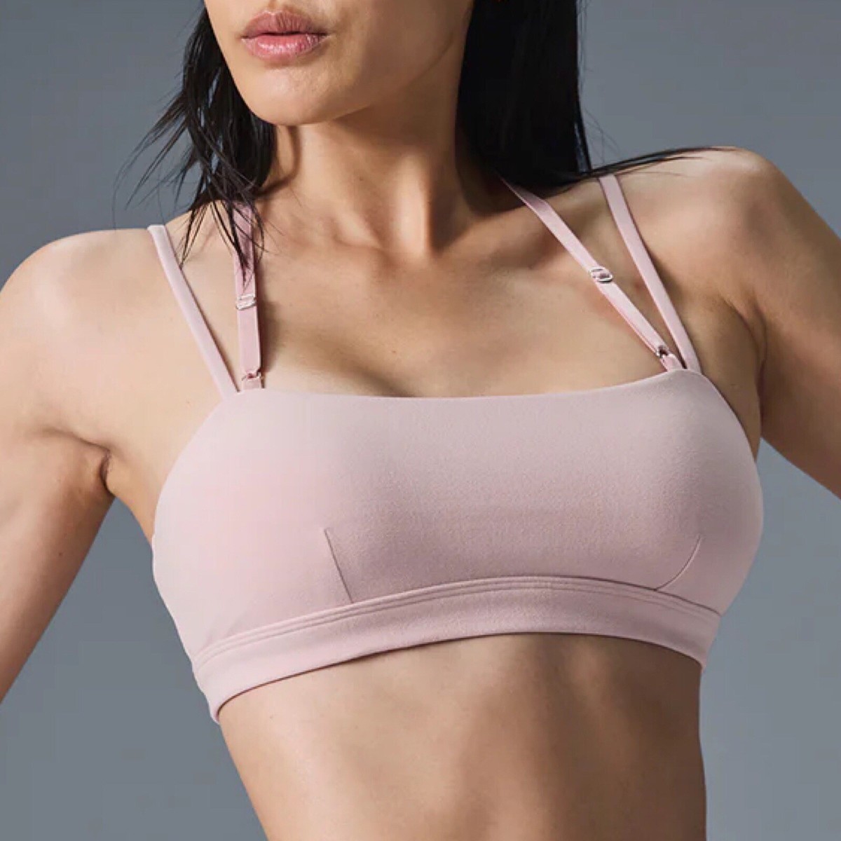 Alo Yoga Alosoft Spotlight Bra Ballet Pink S | eBay