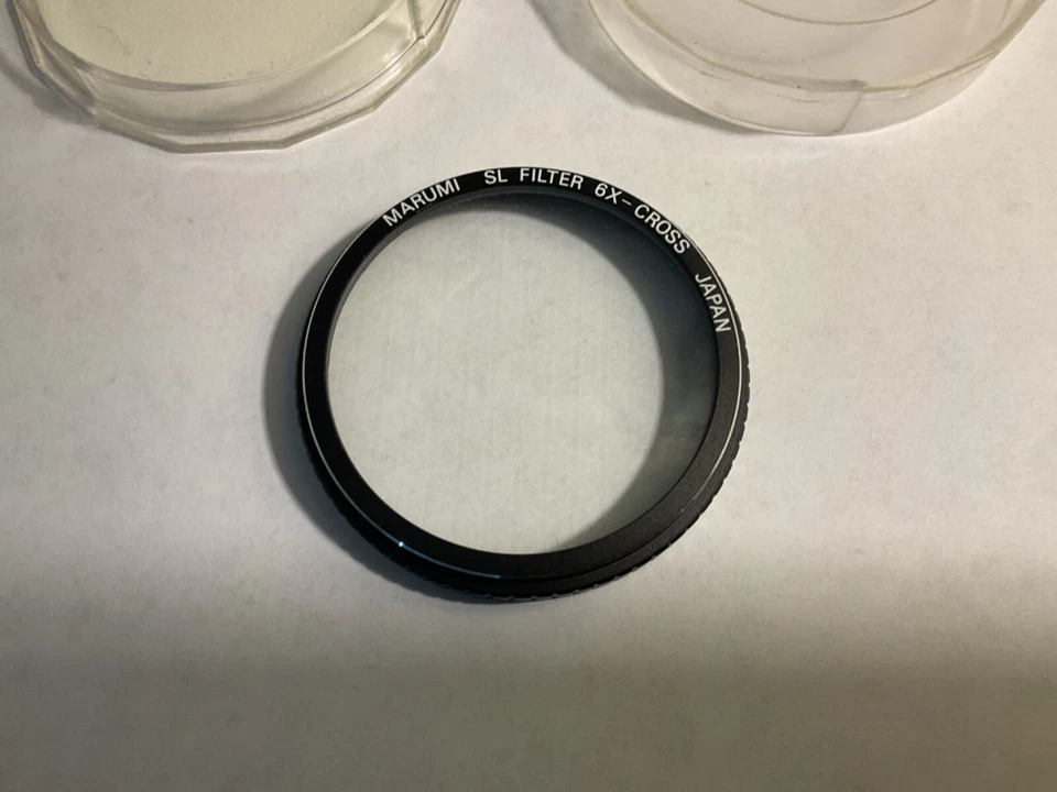 Marumi 58mm SL Filter 6X-Cross Japan Photography Camera Lens Slip On Filter Case - Image 2 of 4