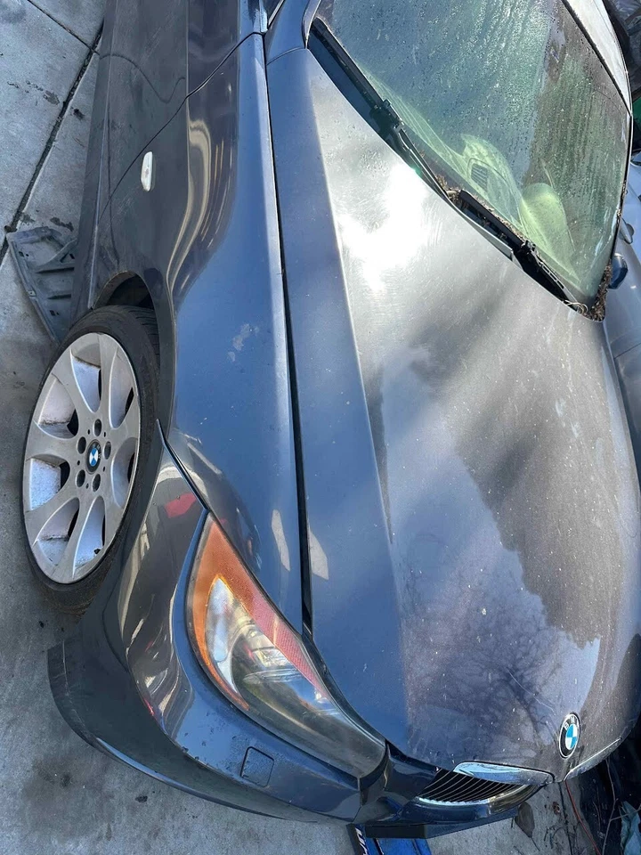 Bmw 335i E90 piezas de separación guardabarros grafito brillante capó faros 2008 Foto 3 de 4