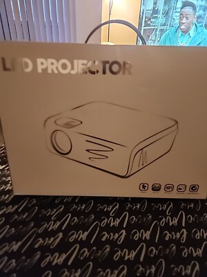 4K 400'' LED Projector Native 1080P 5G WiFi Video Home Theater + 120'' Screen Kit