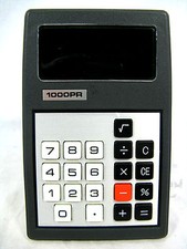 Rare 70&acute;s vintage calculator Taschenrechner 1000 PR working condition