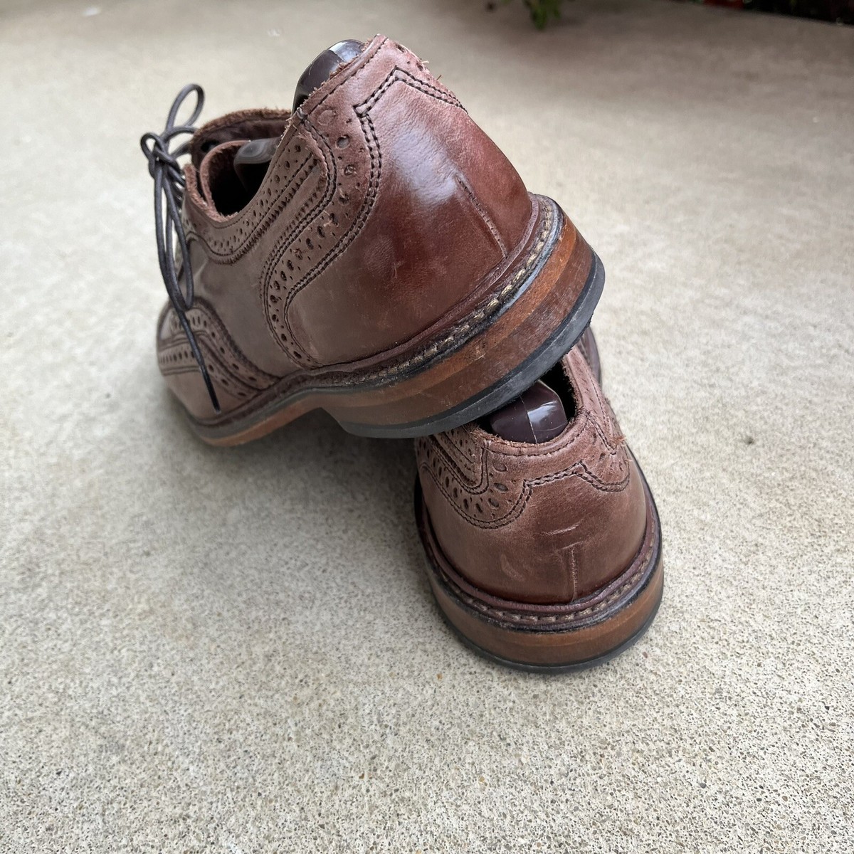 Allen Edmonds Neumok Brown Wingtips 9D Unlined Shortwings Allen Edmonds Neumok Brown Wingtips 9D Unlined Shortwings