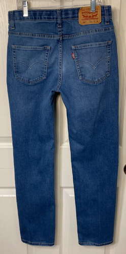 LOT of 2 Boys Levi's Blue Stretch Denim Jeans-502 Taper & 511 Slim (Size 14) - Picture 5 of 11