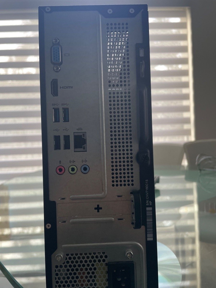 HP Slimline Desktop PC 270-p0XX, Intel Pentium CPU G4560T