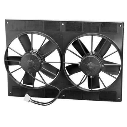 SPAL 11-Inch High-Performance Dual Electric Puller Fan 2720 CFM 5-Blade Design-image
