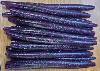 5'' STICK (CANDY BUG) SENKO STYLE CUSTOM INJECTED SUPER SOFT/GARLIC 16 CT