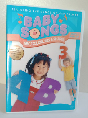 Baby Songs ABC, 123, Colors & Shapes DVD Tested | eBay